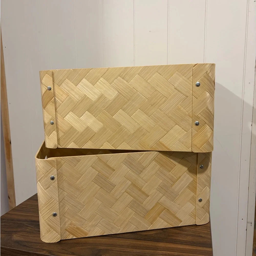IKEA Beige Woven Baskets